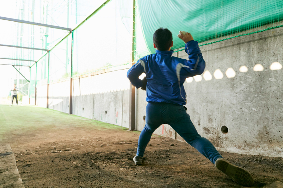 屋外ピッチャーマウンド