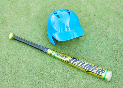 少年用バット、ヘルメット